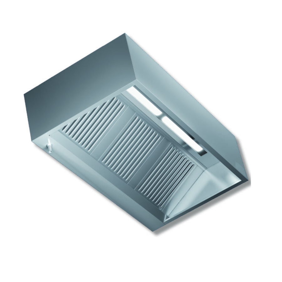 WALL MOUNTED MOUNTED HOOD BOX TYPE WITH MOTOR & REGULATOR 220 × 140 × 45 cm