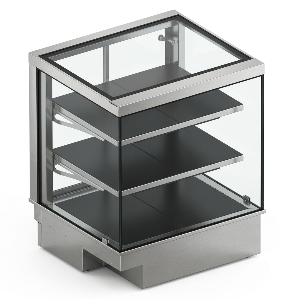 HEATED DROP IN SELF SERVICE DISPLAY OPEN FRONT 800*714*940H mm