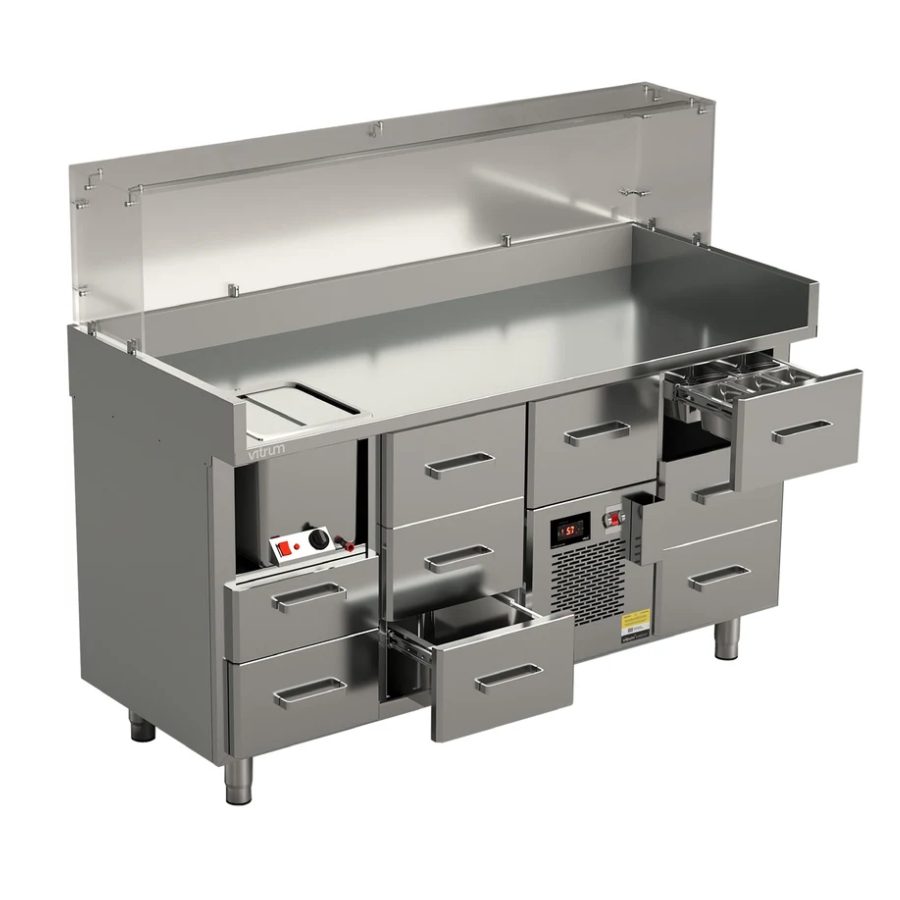 HOT DOG STATION SAUSAGE WARMER 1660MM