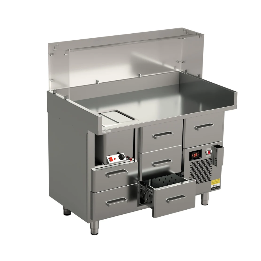 HOT DOG STATION SAUSAGE WARMER 1260MM