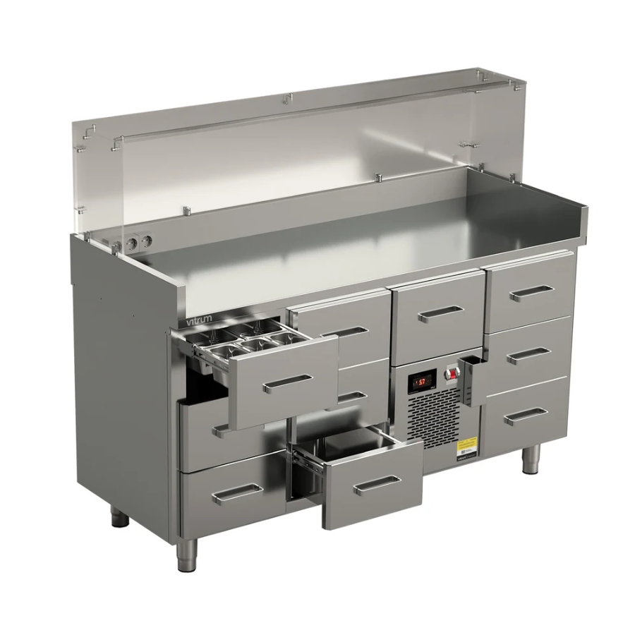 HOT DOG STATION NEUTRAL STORAGE 1660MM