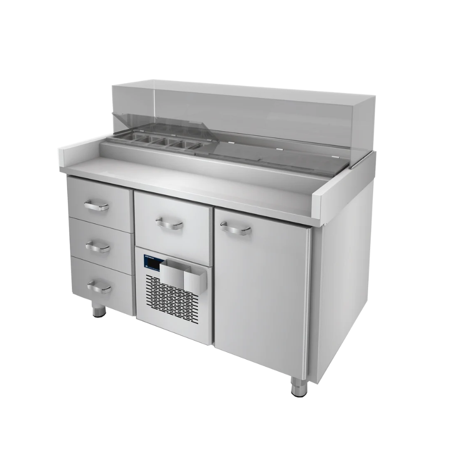 REFRIGERATED SANDWITCH COUNTER 126 × 65 × 90 cm