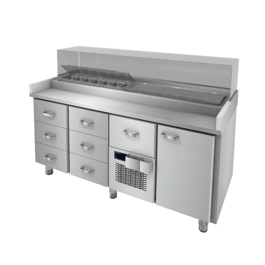 REFRIGERATED SANDWITCH COUNTER 166 × 65 × 90 cm