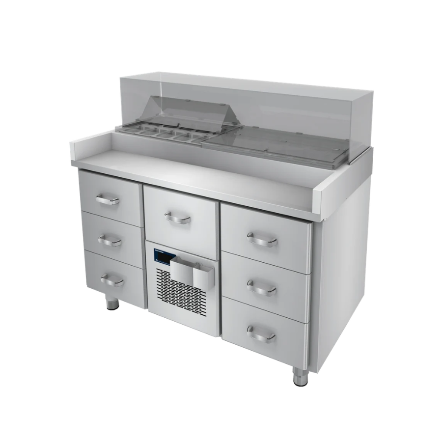 REFRIGERATED SANDWITCH COUNTER 126 × 65 × 90 cm