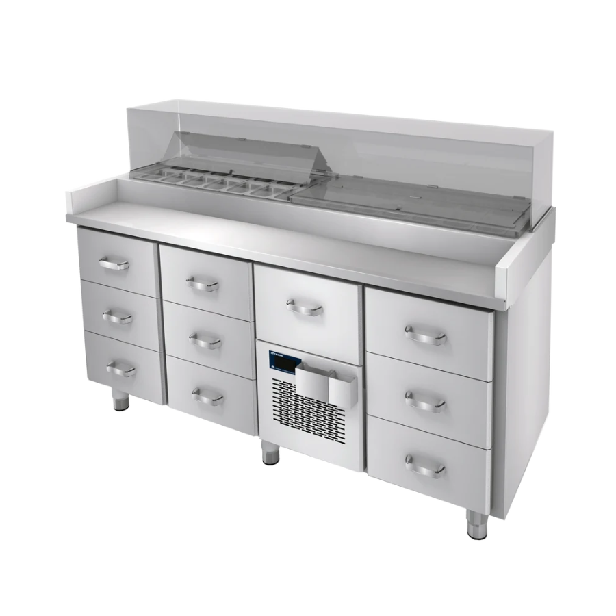 REFRIGERATED SANDWITCH COUNTER 166 × 65 × 90 cm