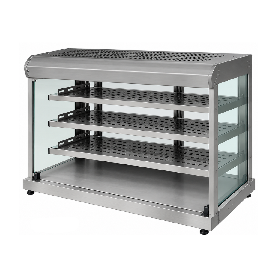 DROP-IN CURVED GLASS HEATED DISPLAY D3HDF