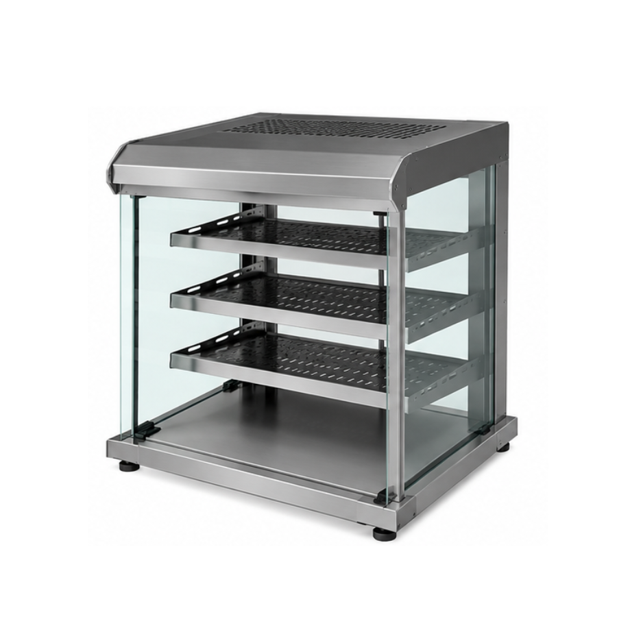 DROP-IN CURVED GLASS HEATED DISPLAY D2HDSL