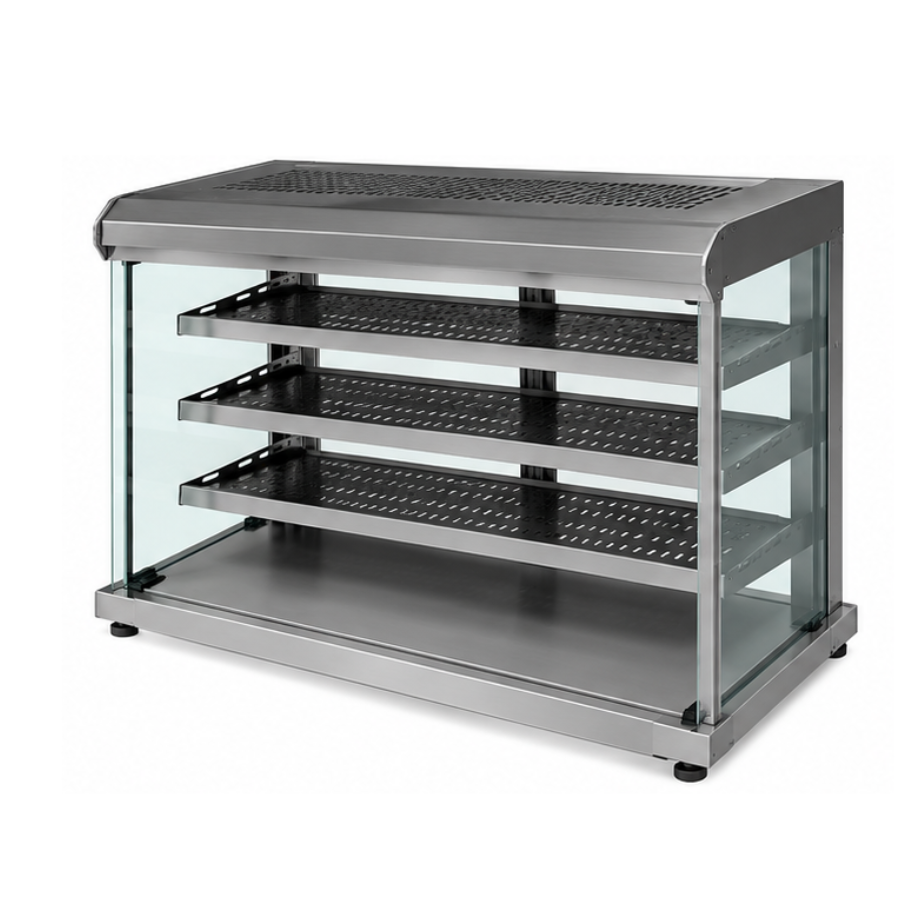 DROP-IN CURVED GLASS HEATED DISPLAY D3HDSLF