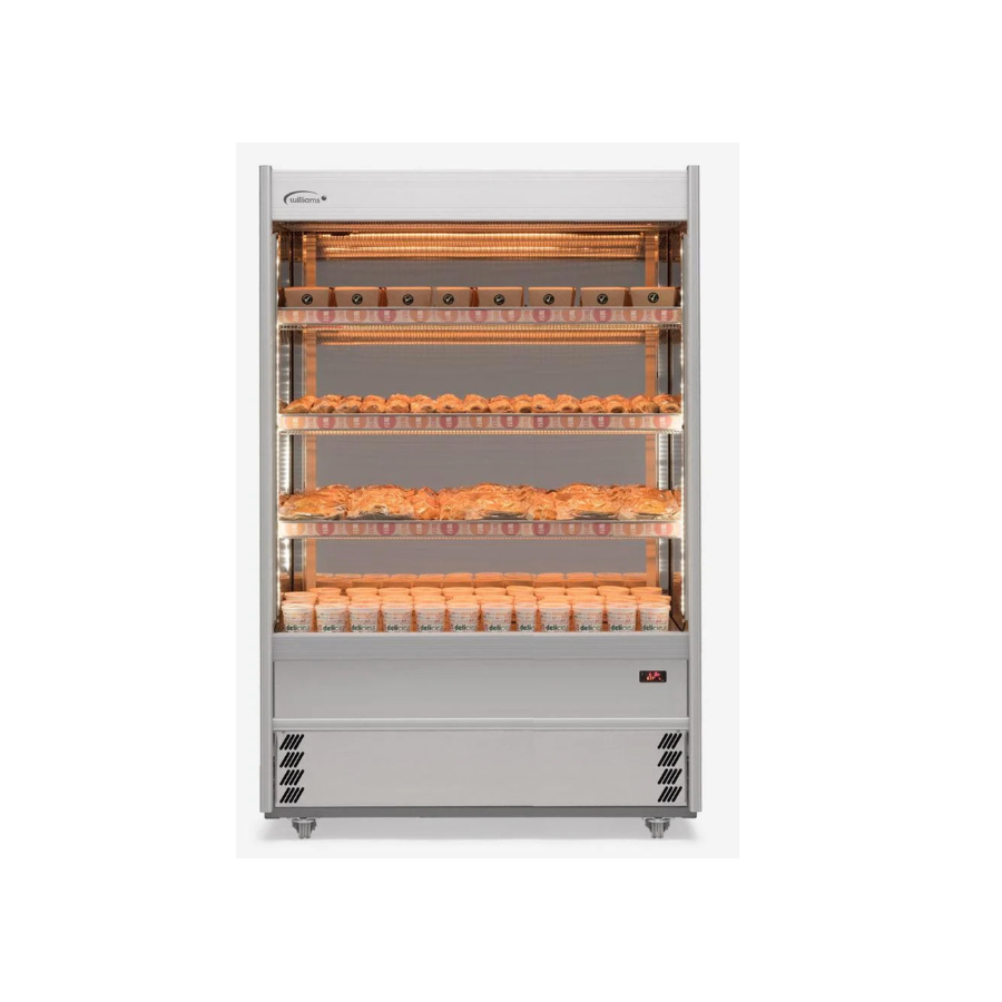 HEATED MULTIDECK MERCHANDISER 125 × 63.5 × 191 cm