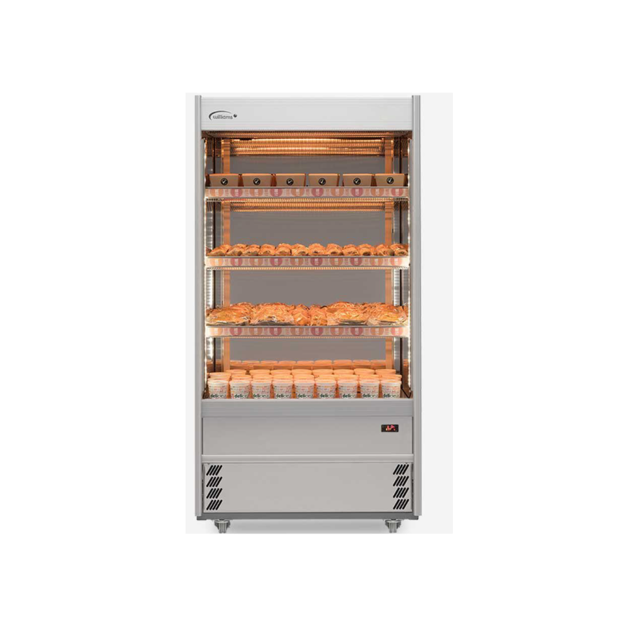 HEATED MULTIDECK MERCHANDISER 96 × 63.5 × 191 cm