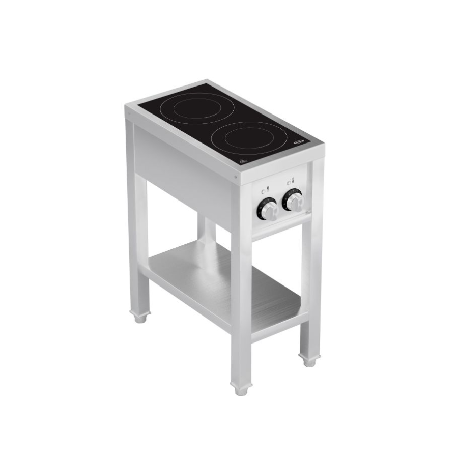 INDUCTION STOVE 2 ZONES WITH OPEN FRAME