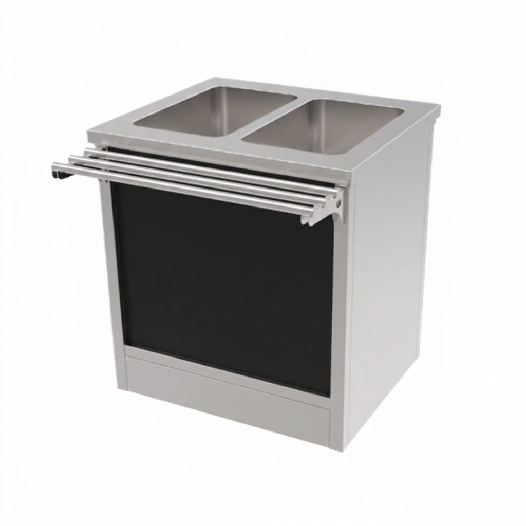 HEATED BAINMARIE 2 x GN  90*75*90H cm