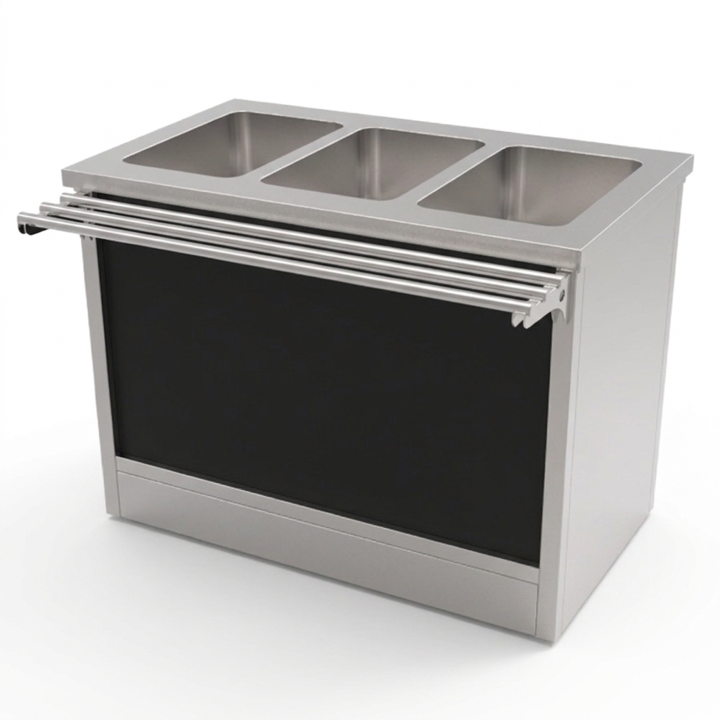HEATED BAINMARIE 3 x GN 130*75*90H cm